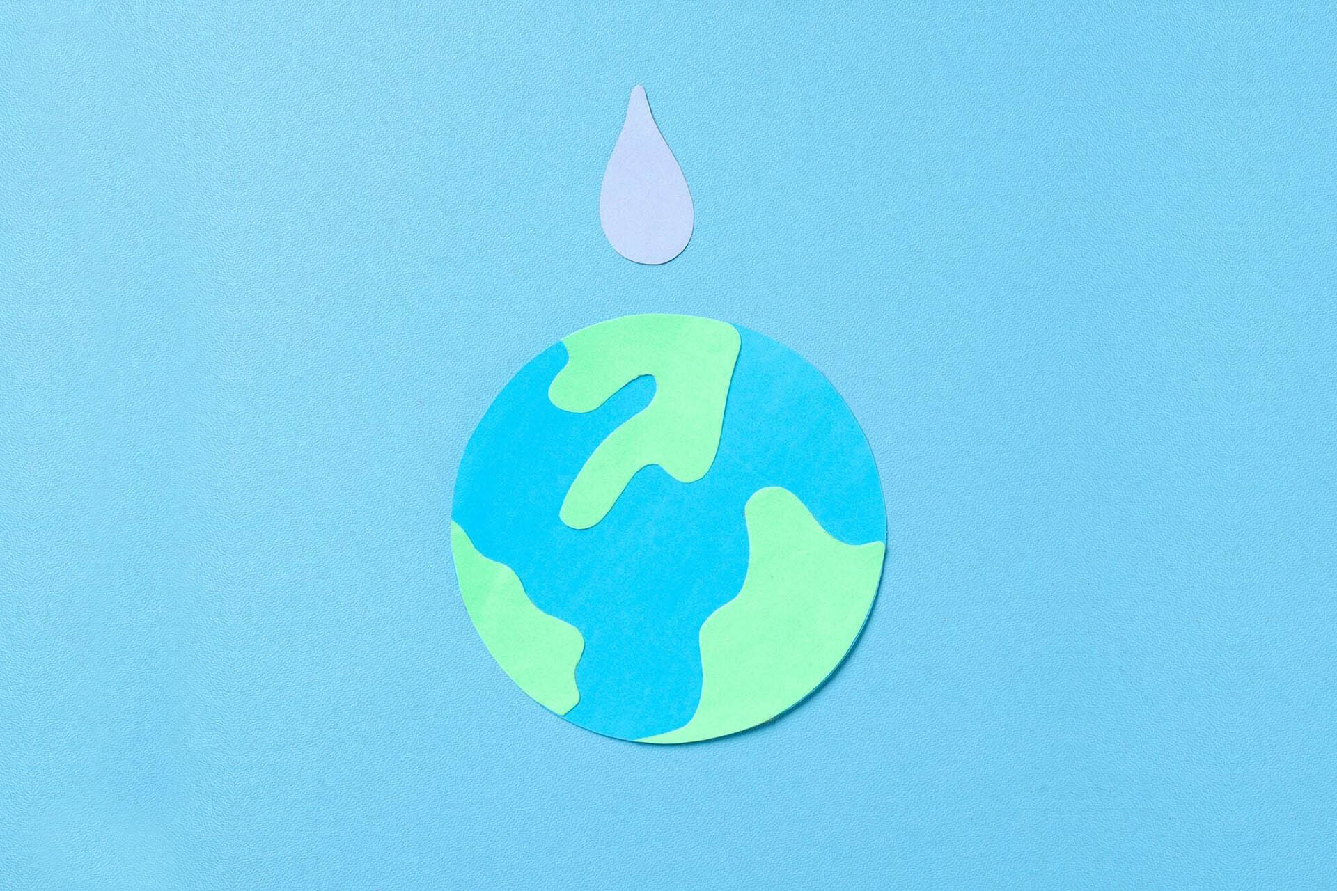 disegno risparmiare l'acqua