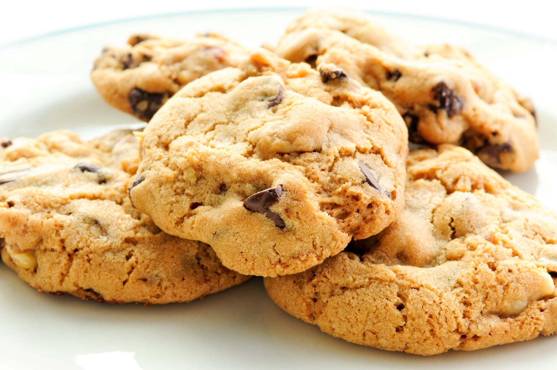 biscotti al cioccolato e noci