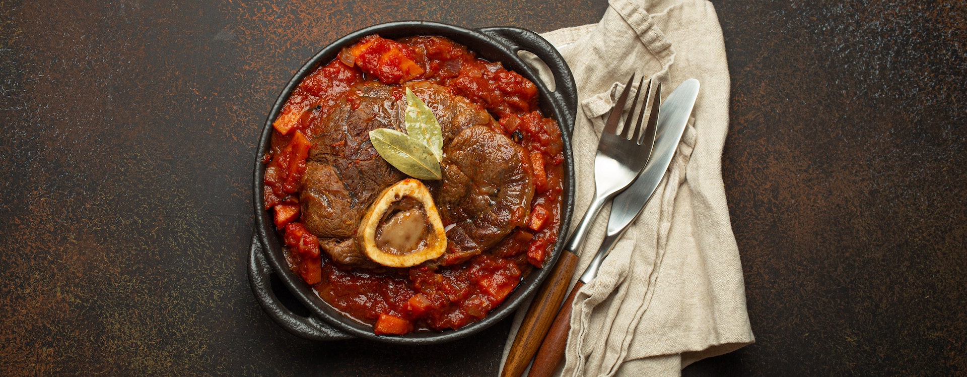 ossobuco alla milanese per un menù per l'8 dicembre