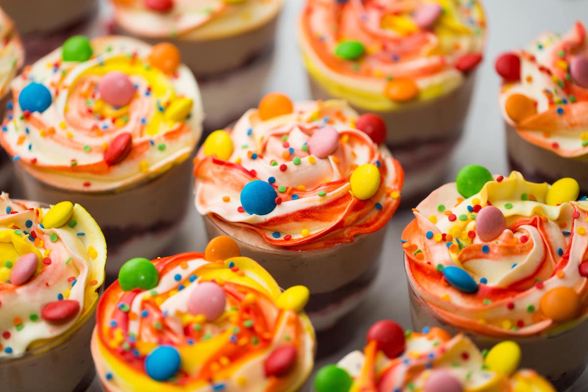 cupcake colorati di carnevale ricette per bambini