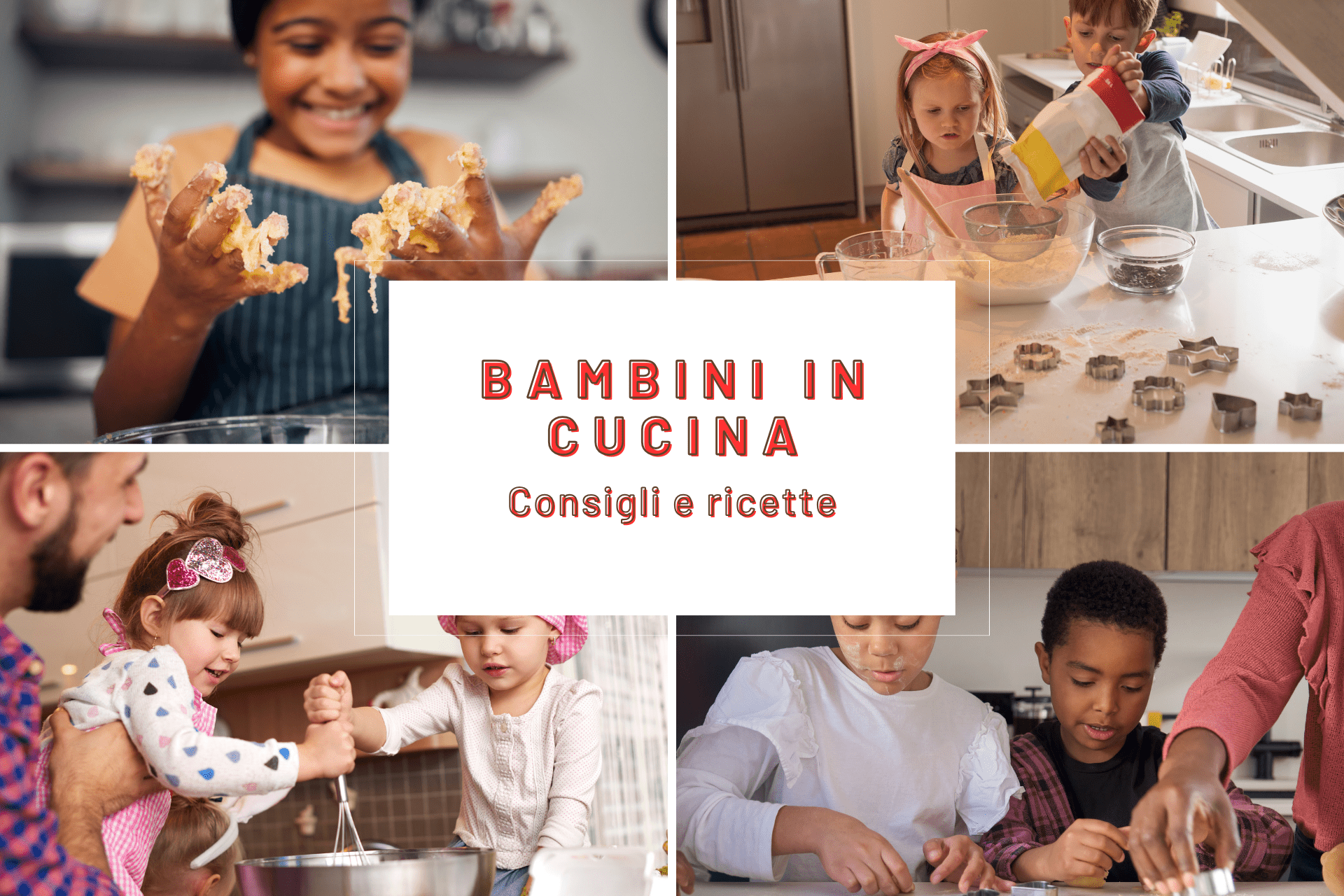 bambini in cucina