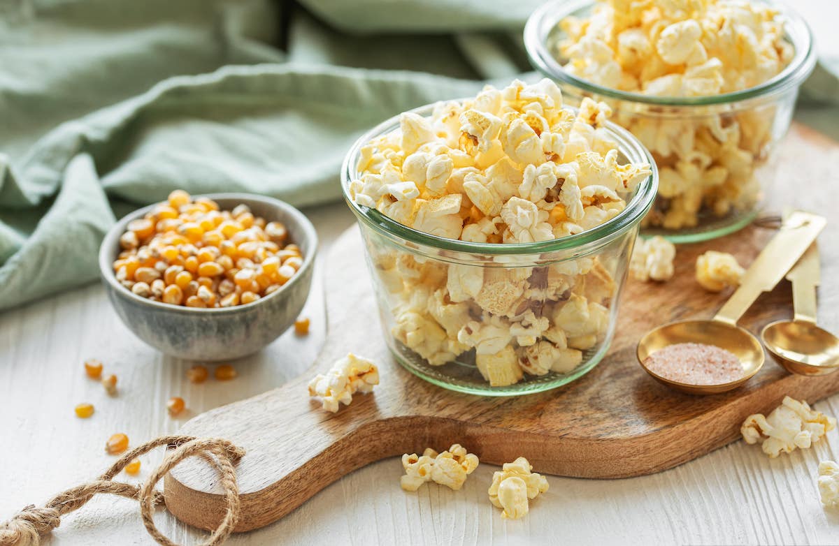 cestini di popcorn