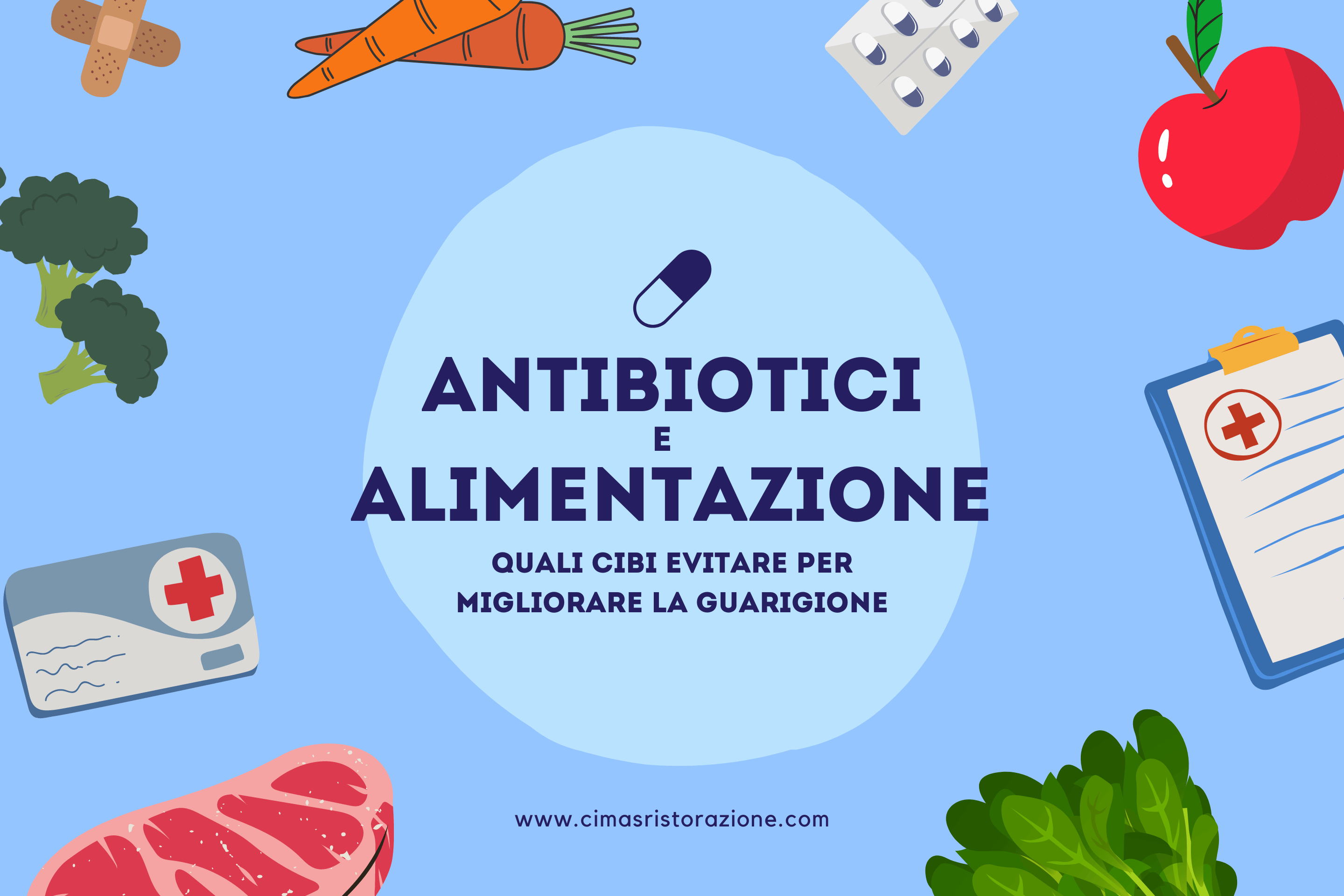 alimenti che interferiscono con antibiotici
