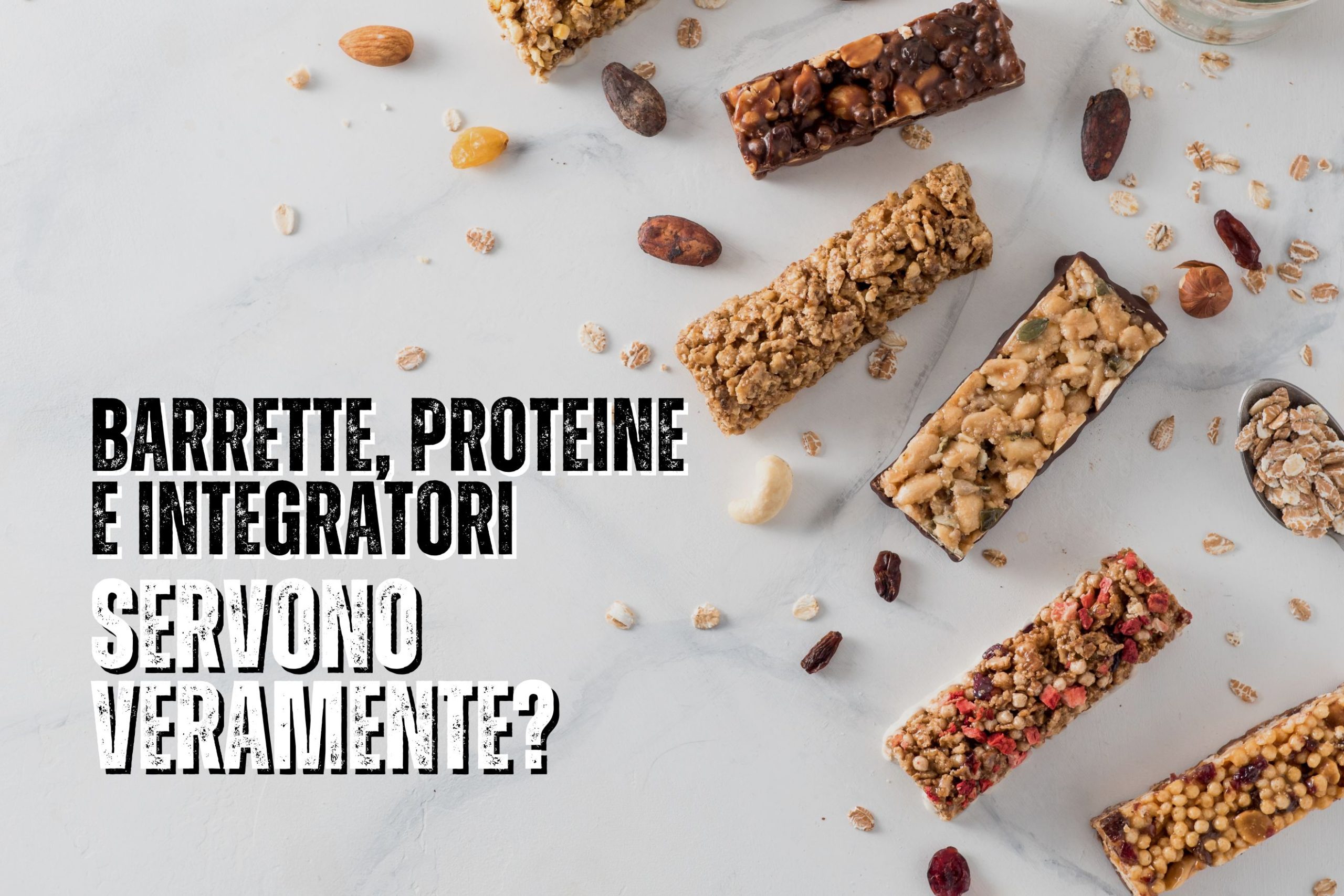 proteine, barrette e cibo fit