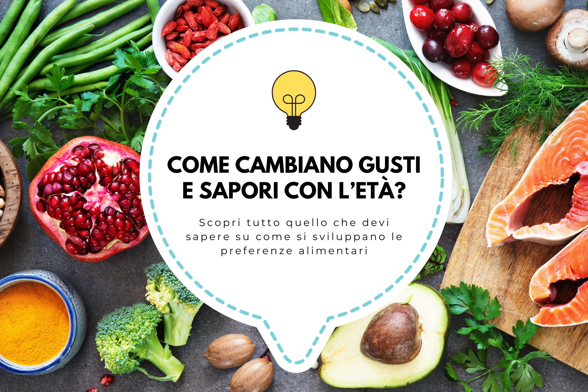 come cambiano le preferenze alimentari con l'età
