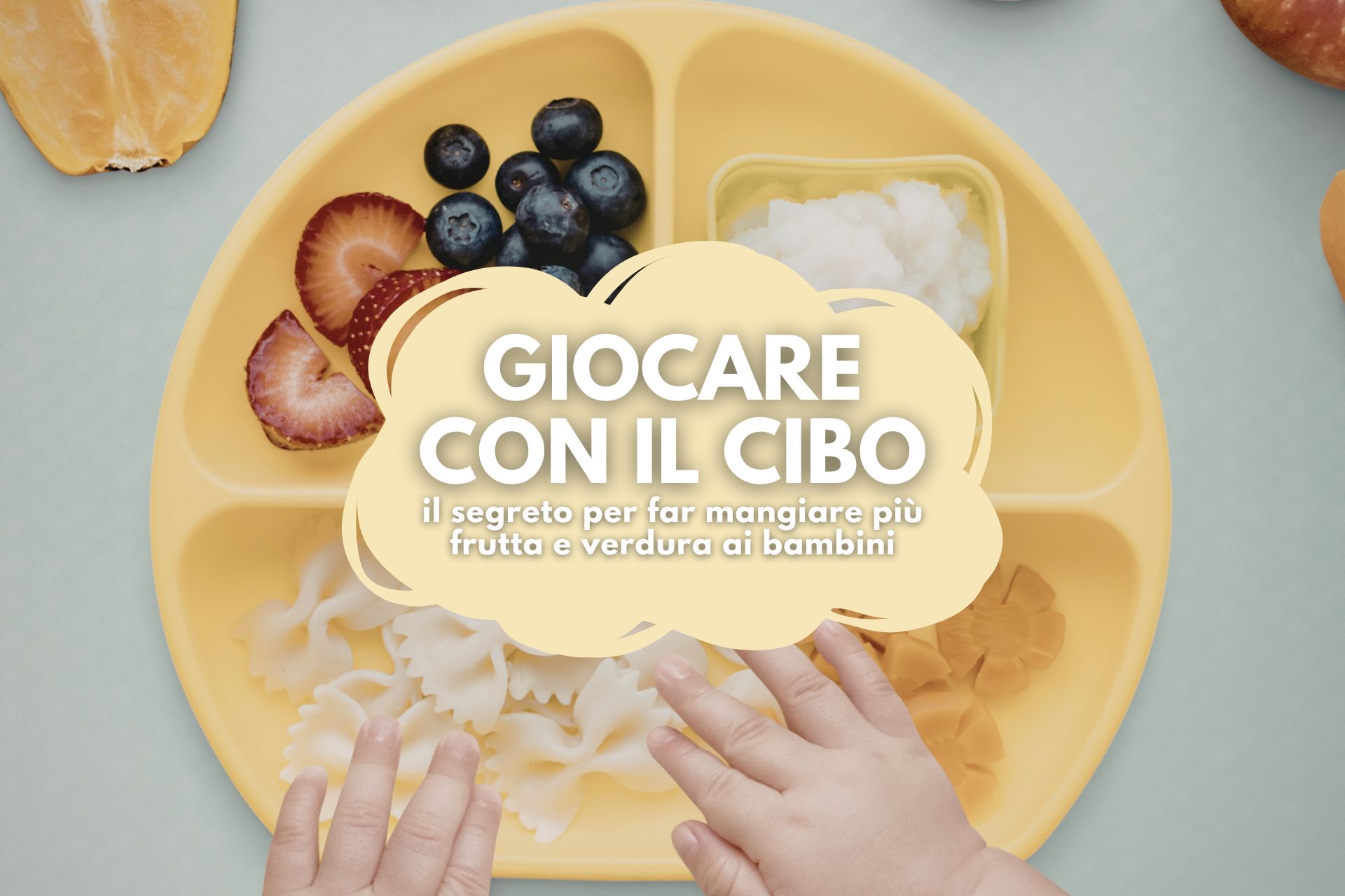 giocare con il cibo